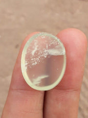 كابوشون سيربنتين 22.7 قيراط - شاه مقصود - زهرمورا - 24x18.6 ملم