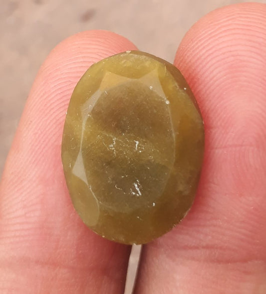 كابوشون أفعواني 13.1 قيراط - شاه مقصود - زهرمورا - 18x12 ملم