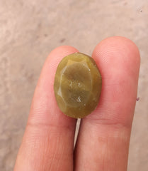 كابوشون أفعواني 13.1 قيراط - شاه مقصود - زهرمورا - 18x12 ملم