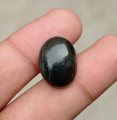 14.1 قيراط أفعواني بلون أسود - شاه مقصود - زهرمورا - 19x14x6 ملم