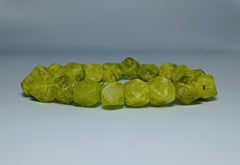Natural Heart Chakra Serpentine Gemstone Bracelet - also known as Zehrmora Bracelet