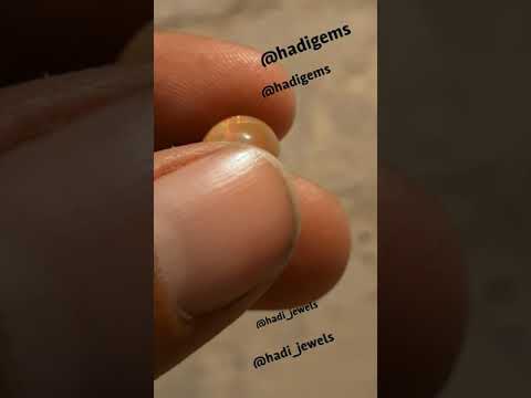 3.7ct Honey Fire Opal - Welo Opal - Pear Shape Opal - October Birthstone - 13.2x10x5.7