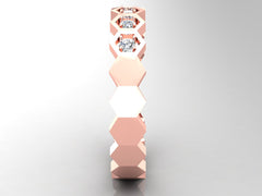 عش النحل - شريط ماسي سداسي بسيط