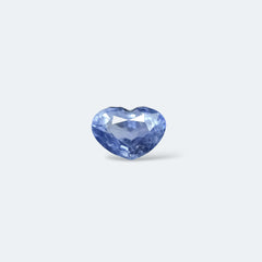 1.75ct Natural Pastel Heart Shape Blue Sapphire - September Birthstone