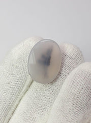 عقيق شجيري طبيعي 13.4 قيراط - عقيق شجري - الأبعاد -21x16 ملم