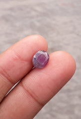 ياقوت كشميري 3.1 قيراط - 9.1 × 7.6 ملم