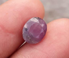 ياقوت كشميري 3.1 قيراط - 9.1 × 7.6 ملم