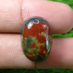 31.8ct High Quality Blood Stone - Heliotrope - Hajr-ul-Dam-23x15mm