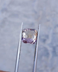 4.3ct Ametrine - Trystine - Bolivianite -  8x8mm