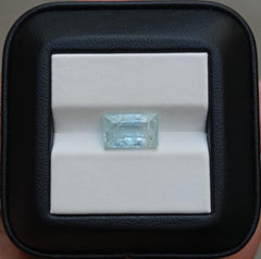3.75ct Natural Aquamarine Gemstone - March Birthstone - 12x7x5mm