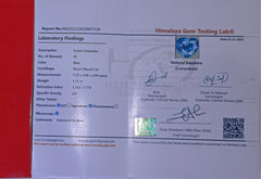 1.71ct Certified Ceylon Sapphire for Sale - Natural Blue Sapphire - September Birthstone
