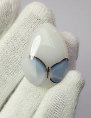 Rare Butterfly Pattern inside Natural Dendritic Agate Gemstone - Collector Gemstone - 31.1 cartats