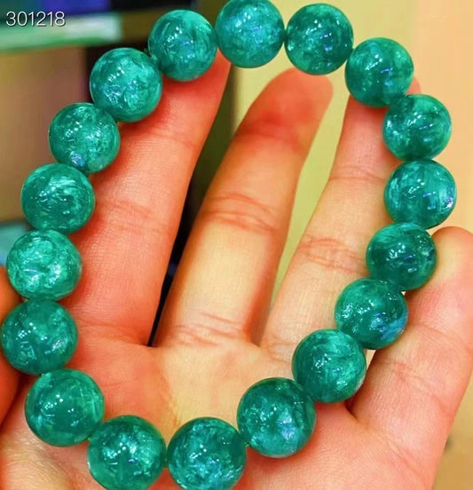 Genuine Natural AAA Quality Emerald Gemstone Bracelet, Bead Sizes 11.3mm