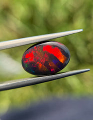 5.05ct  Black Fire Opal - October Birthstone