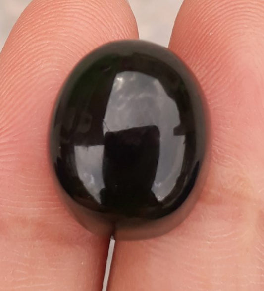 20.6ct Jade, Nephrite Jade Cabochon, Jade Green, Good Quality Jade Stones - 16x13.8x10mm