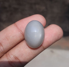 حجر القمر 45 قيراط للبيع - Adularia MoonStone - حجر القمر الرمادي - حجر بخت شهر يونيو -24x18x14mm