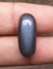 حجر القمر 21 قيراط للبيع - Adularia MoonStone - حجر القمر الأسود - حجر بخت شهر يونيو -24x10x9mm