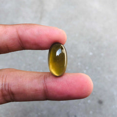 Natural Vesuvianite Solar Gemstone - Vesuvianite Cabochon - 19x11x9mm
