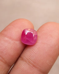 3.4ct Ruby - Pink Ruby - Yaqoot, RatnaRaj, Yakkut - July Birthstone - 8x8mm