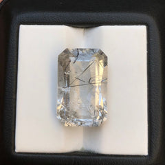 7.3 قيراط من الكوارتز التورماليني الأسود - كوارتز روتيل أسود