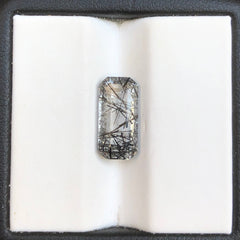 7.3 قيراط من الكوارتز التورماليني الأسود - كوارتز روتيل أسود