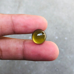 Natural Vesuvianite Solar Gemstone - Vesuvianite Cabochon - 11x11x7mm