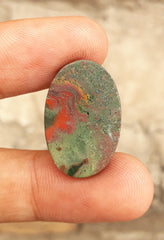 17.15ct Natural High Quality Blood Stone - Heliotrope -Dimension -27x18mm