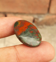 17.15ct Natural High Quality Blood Stone - Heliotrope -Dimension -27x18mm