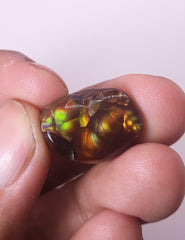 Rainbow Bubbly Mexican Fire Agate,  Rare Gemstone than Diamonds